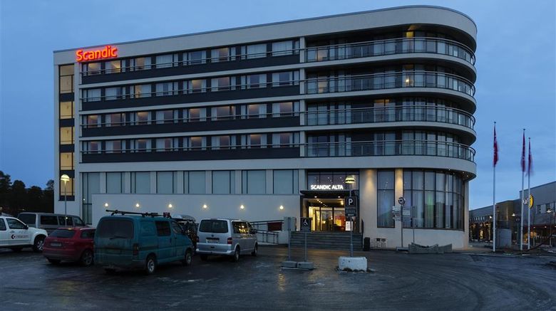 Scandic Alta Exterior. Images powered by <a href="https://iceportal.shijigroup.com" target="_blank" rel="noopener">Ice Portal</a>.