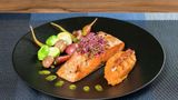 <b>Hilton Mexico City Airport Restaurant</b>. Images powered by <a href="https://iceportal.shijigroup.com/" title="IcePortal" target="_blank">IcePortal</a>.