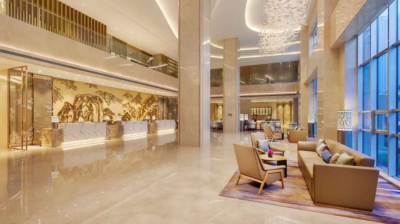 <b>DoubleTree by Hilton Hotel Qingdao-Jimo Lobby</b>. Images powered by <a href="https://iceportal.shijigroup.com/" title="IcePortal" target="_blank">IcePortal</a>.