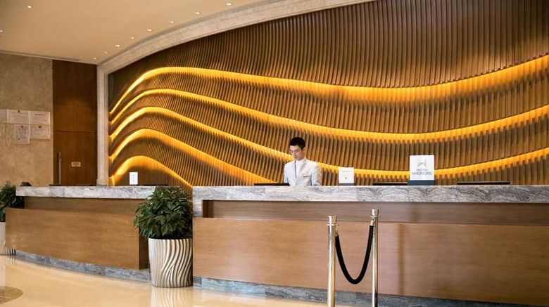 <b>DoubleTree by Hilton Hotel - Wuyuan Bay Lobby</b>. Images powered by <a href="https://iceportal.shijigroup.com/" title="IcePortal" target="_blank">IcePortal</a>.