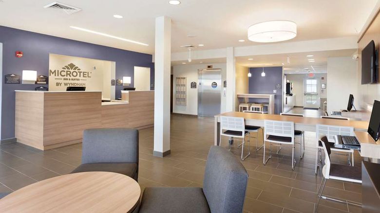 <b>Microtel Inn & Suites Georgetown Lobby</b>. Images powered by <a href="https://iceportal.shijigroup.com/" title="IcePortal" target="_blank">IcePortal</a>.