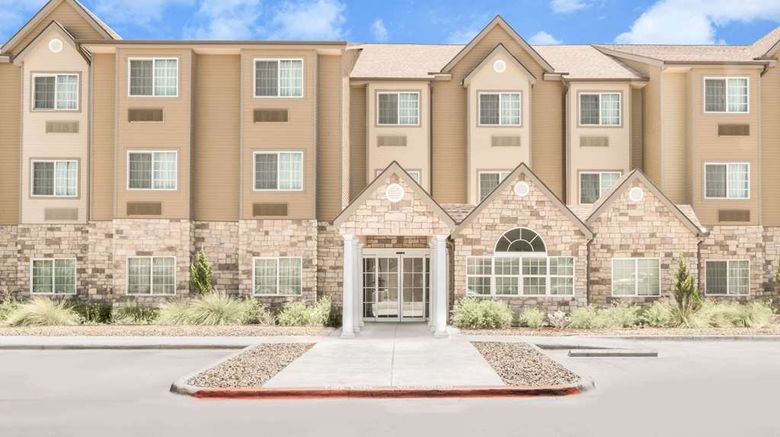 Microtel Inn  and  Suites by Wyndham Midland Exterior. Images powered by <a href="https://iceportal.shijigroup.com" target="_blank" rel="noopener">Ice Portal</a>.