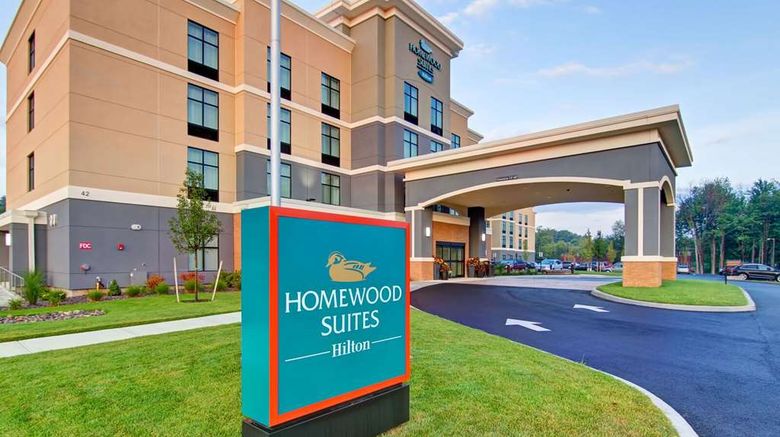 <b>Homewood Suites by Hilton Clifton Park Exterior</b>. Images powered by <a href="https://iceportal.shijigroup.com/" title="IcePortal" target="_blank">IcePortal</a>.