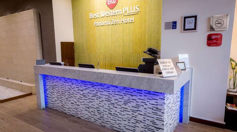 <b>Best Western Plus Panama Zen Hotel Lobby</b>. Images powered by <a href="https://iceportal.shijigroup.com/" title="IcePortal" target="_blank">IcePortal</a>.