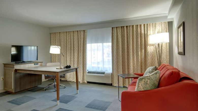 <b>Hampton Inn & Suites Downtown Room</b>. Images powered by <a href="https://iceportal.shijigroup.com/" title="IcePortal" target="_blank">IcePortal</a>.