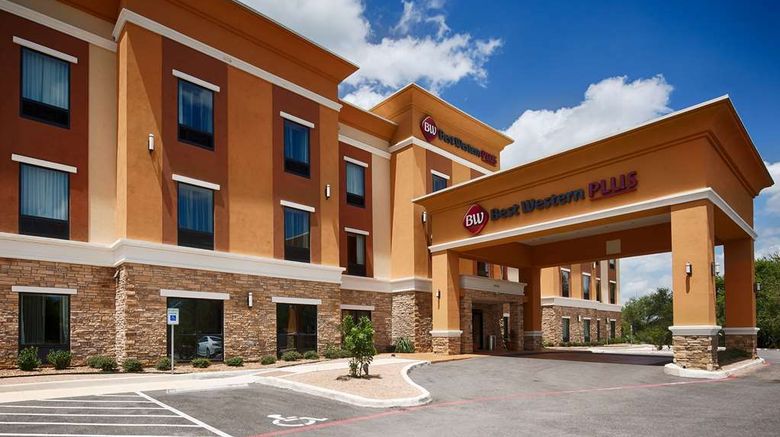 <b>Best Western Plus Elmendorf Hotel Exterior</b>. Images powered by <a href="https://iceportal.shijigroup.com/" title="IcePortal" target="_blank">IcePortal</a>.