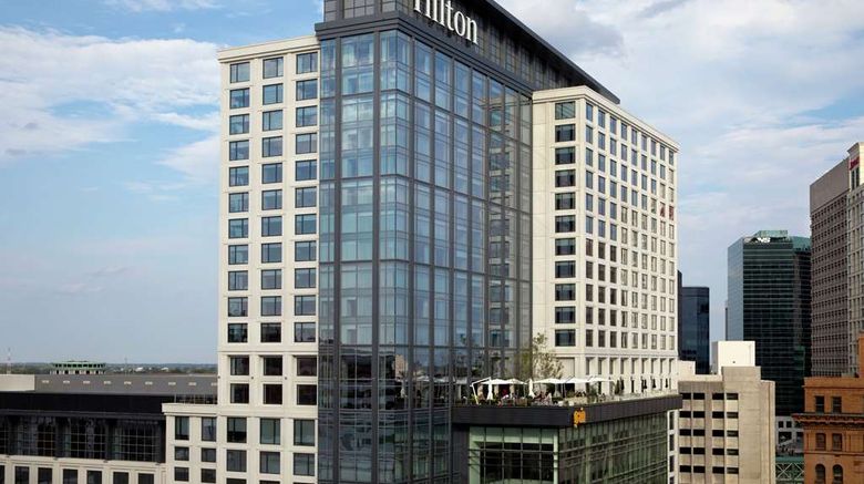 Hilton Norfolk The Main Exterior. Images powered by <a href="https://iceportal.shijigroup.com" target="_blank" rel="noopener">Ice Portal</a>.
