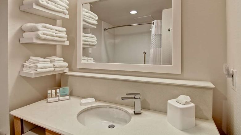 <b>Hampton Inn & Suites Saskatoon Airport Room</b>. Images powered by <a href="https://iceportal.shijigroup.com/" title="IcePortal" target="_blank">IcePortal</a>.