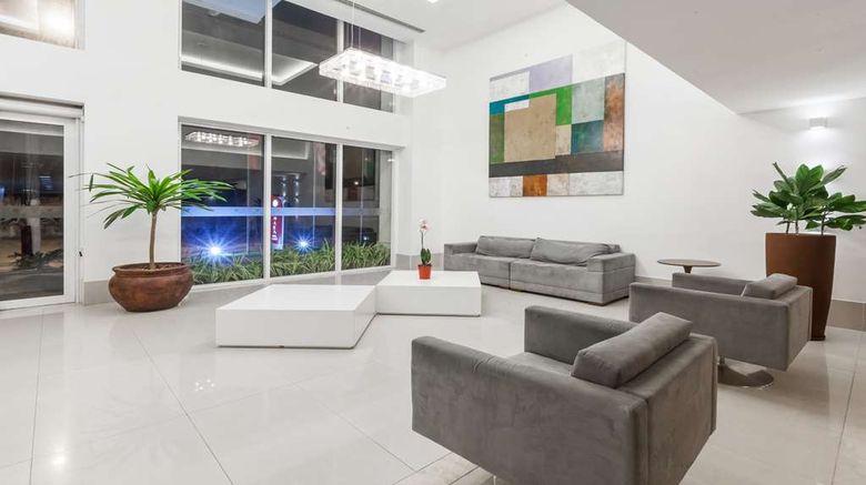 <b>Ramada By Wyndham Campos dos Goytacazes Lobby</b>. Images powered by <a href="https://iceportal.shijigroup.com/" title="IcePortal" target="_blank">IcePortal</a>.