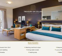 Treasury on Collins Hotel Room