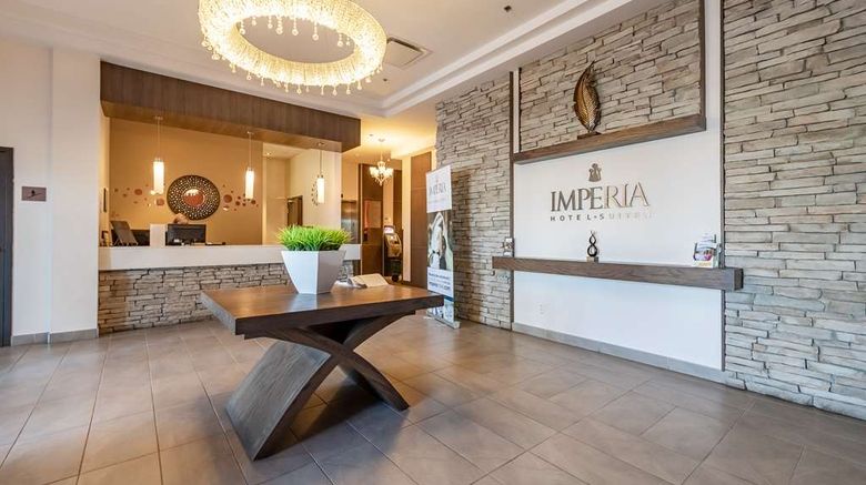 <b>Imperia Hotel & Suites Terrebonne Lobby</b>. Images powered by <a href="https://iceportal.shijigroup.com/" title="IcePortal" target="_blank">IcePortal</a>.