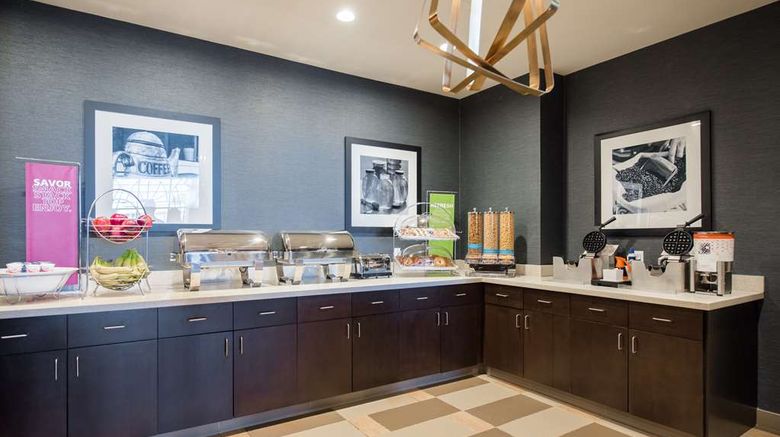 <b>Hampton Inn & Suites Wash DC-Navy Yard Restaurant</b>. Images powered by <a href="https://iceportal.shijigroup.com/" title="IcePortal" target="_blank">IcePortal</a>.