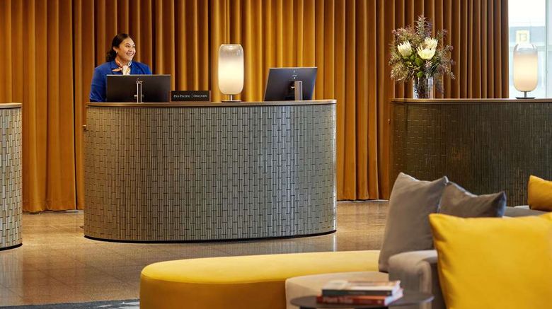 <b>PARKROYAL Melbourne Airport Lobby</b>. Images powered by <a href="https://iceportal.shijigroup.com/" title="IcePortal" target="_blank">IcePortal</a>.