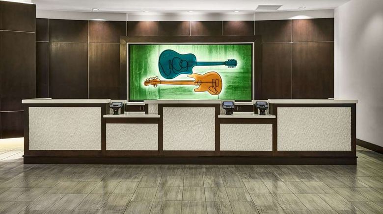 <b>Hilton Garden Inn Nashville Downtown Lobby</b>. Images powered by <a href="https://iceportal.shijigroup.com/" title="IcePortal" target="_blank">IcePortal</a>.