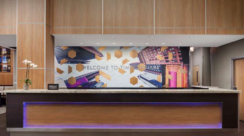 <b>Hampton Inn Manhattan/Times Square Centr Lobby</b>. Images powered by <a href="https://iceportal.shijigroup.com/" title="IcePortal" target="_blank">IcePortal</a>.