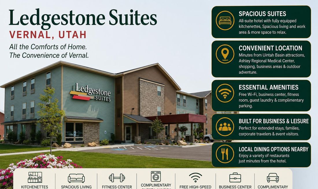 Ledgestone Hotel Vernal Exterior