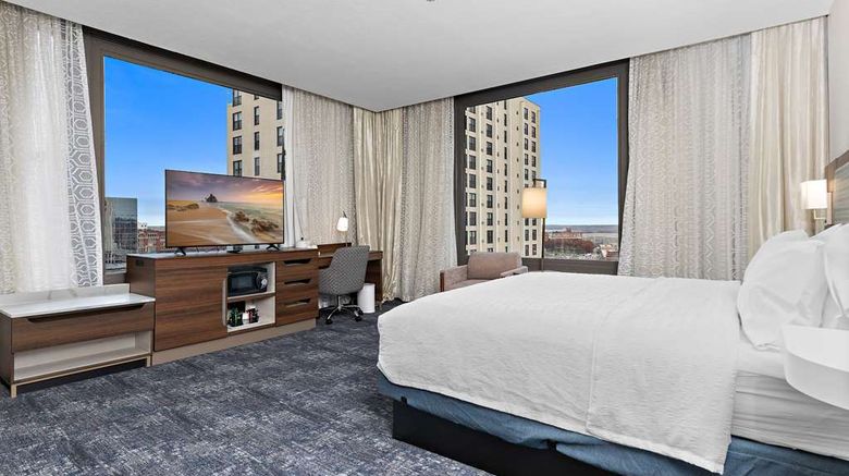 <b>Hampton Inn Downtown Financial District Room</b>. Images powered by <a href="https://iceportal.shijigroup.com/" title="IcePortal" target="_blank">IcePortal</a>.