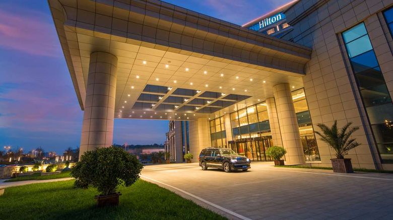 <b>Hilton Urumqi Exterior</b>. Images powered by <a href="https://iceportal.shijigroup.com/" title="IcePortal" target="_blank">IcePortal</a>.