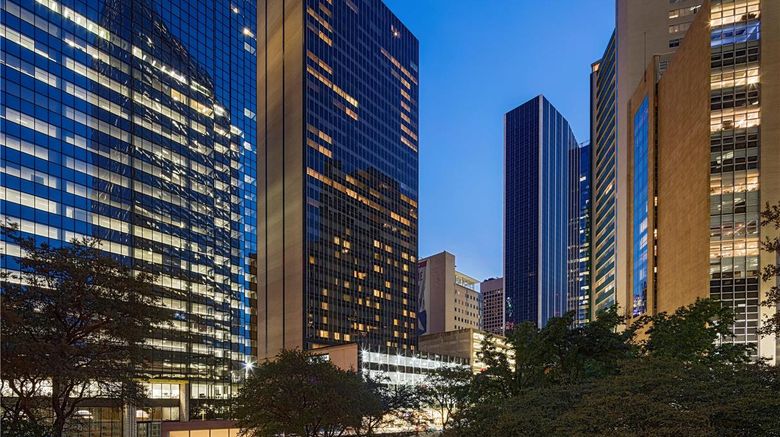 <b>Hilton Garden Inn Downtown Dallas Exterior</b>. Images powered by <a href="https://iceportal.shijigroup.com/" title="IcePortal" target="_blank">IcePortal</a>.