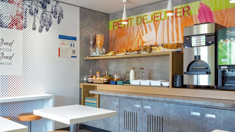 <b>Ibis Budget Frejus Saint Raphael Capitou A8 Restaurant</b>. Images powered by <a href="https://iceportal.shijigroup.com/" title="IcePortal" target="_blank">IcePortal</a>.