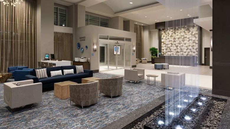 <b>Embassy Suites Woodlands/Hughes Landing Lobby</b>. Images powered by <a href="https://iceportal.shijigroup.com/" title="IcePortal" target="_blank">IcePortal</a>.