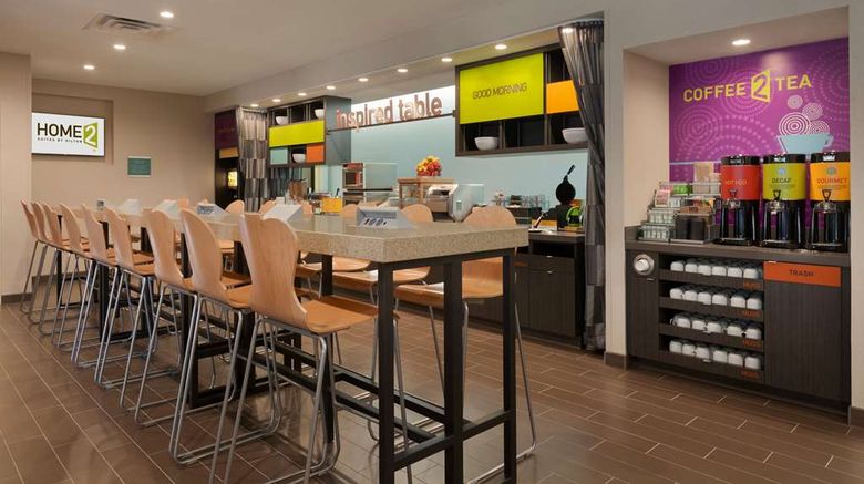 <b>Home2 Suites Oklahoma City South Restaurant</b>. Images powered by <a href="https://iceportal.shijigroup.com/" title="IcePortal" target="_blank">IcePortal</a>.