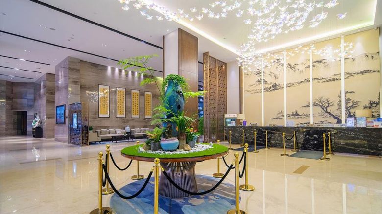 <b>Ramada Plaza Changsha South Lobby</b>. Images powered by <a href="https://iceportal.shijigroup.com/" title="IcePortal" target="_blank">IcePortal</a>.