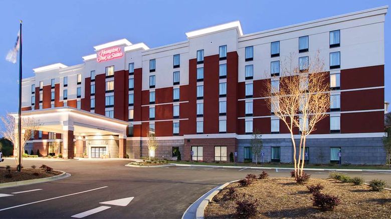 <b>Hampton Inn & Suites Greenville Airport Exterior</b>. Images powered by <a href="https://iceportal.shijigroup.com/" title="IcePortal" target="_blank">IcePortal</a>.