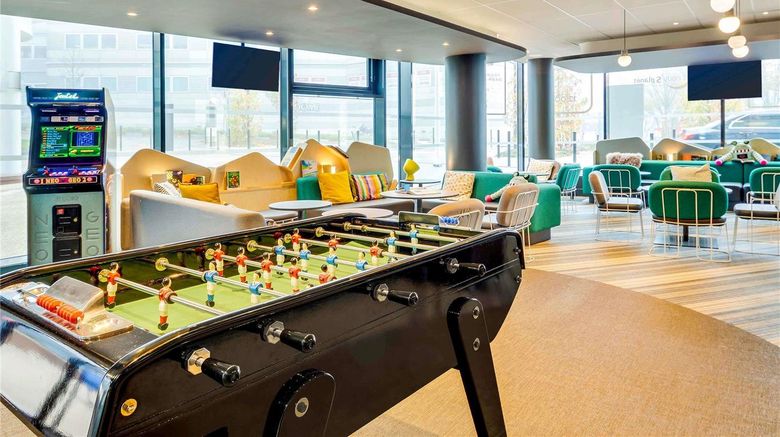 Ibis Styles Paris CDG Airport Exterior. Images powered by <a href="https://iceportal.shijigroup.com" target="_blank" rel="noopener">Ice Portal</a>.