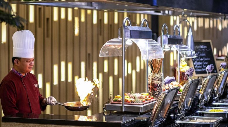 <b>Grand Mercure Jakarta Kemayoran Restaurant</b>. Images powered by <a href="https://iceportal.shijigroup.com/" title="IcePortal" target="_blank">IcePortal</a>.