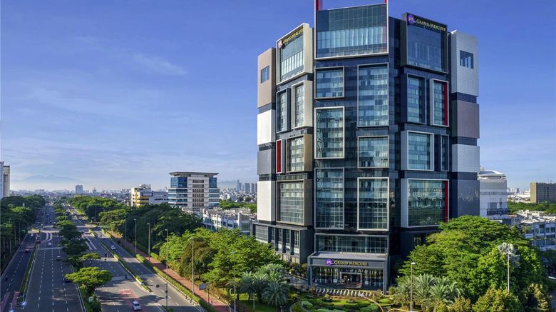 <b>Grand Mercure Jakarta Kemayoran Exterior</b>. Images powered by <a href="https://iceportal.shijigroup.com/" title="IcePortal" target="_blank">IcePortal</a>.