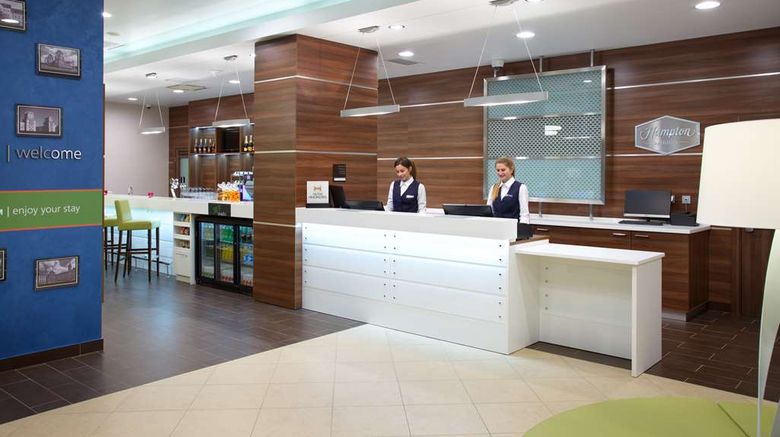 <b>Hampton by Hilton Minsk City Centre Lobby</b>. Images powered by <a href="https://iceportal.shijigroup.com/" title="IcePortal" target="_blank">IcePortal</a>.