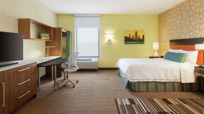 <b>Home2 Suites by Hilton Bloomington Room</b>. Images powered by <a href="https://iceportal.shijigroup.com/" title="IcePortal" target="_blank">IcePortal</a>.