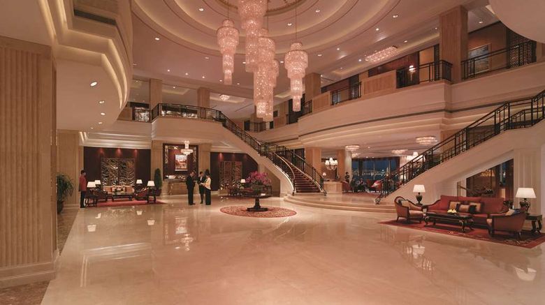 Shangri-La Hotel, Manzhouli Lobby. Images powered by <a href="https://iceportal.shijigroup.com" target="_blank" rel="noopener">Ice Portal</a>.