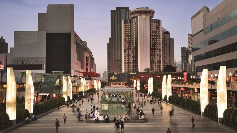 Shangri-La Hotel Shenzhen Exterior. Images powered by <a href="https://iceportal.shijigroup.com" target="_blank" rel="noopener">Ice Portal</a>.