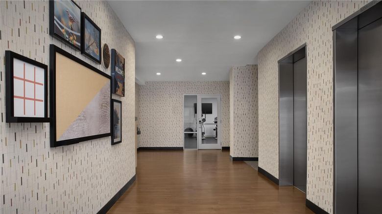 <b>Home2 Suites by Hilton Lake City Lobby</b>. Images powered by <a href="https://iceportal.shijigroup.com/" title="IcePortal" target="_blank">IcePortal</a>.