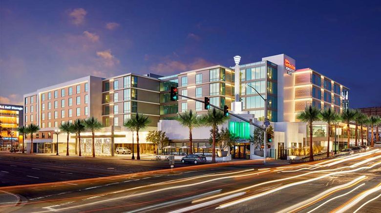 <b>Homewood Suites Hilton Downtown/Bayside Exterior</b>. Images powered by <a href="https://iceportal.shijigroup.com/" title="IcePortal" target="_blank">IcePortal</a>.