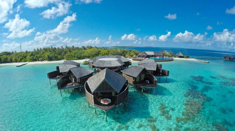 <b>Lily Beach Resort Exterior</b>. Images powered by <a href=https://www.travelagewest.com/Hotels/Male-Maldives/
