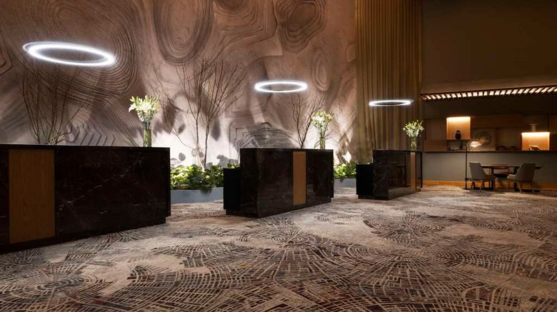 <b>NH Collection Mexico City Airport T2 Lobby</b>. Images powered by <a href="https://iceportal.shijigroup.com/" title="IcePortal" target="_blank">IcePortal</a>.