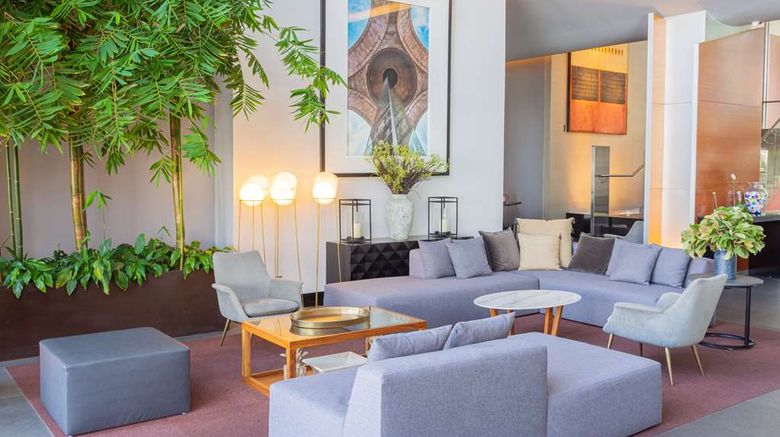 <b>NH Collection Mexico City Santa Fe Lobby</b>. Images powered by <a href="https://iceportal.shijigroup.com/" title="IcePortal" target="_blank">IcePortal</a>.