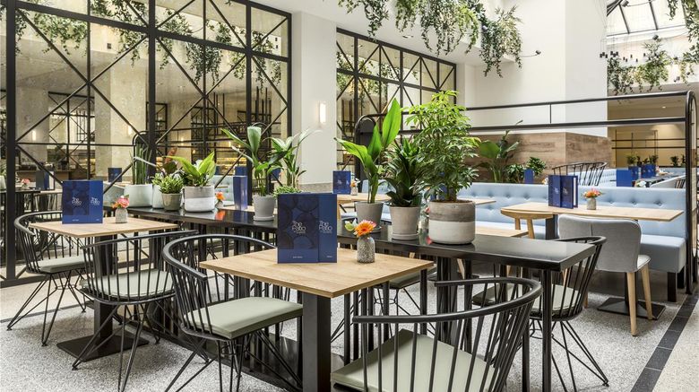<b>NH City Centre Amsterdam Restaurant</b>. Images powered by <a href="https://iceportal.shijigroup.com/" title="IcePortal" target="_blank">IcePortal</a>.