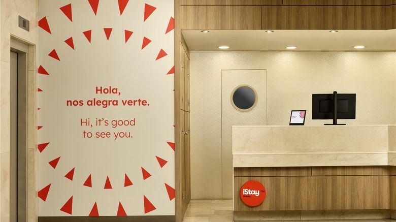 <b>iStay by NH Zaragoza Sport Hotel Lobby</b>. Images powered by <a href="https://iceportal.shijigroup.com/" title="IcePortal" target="_blank">IcePortal</a>.