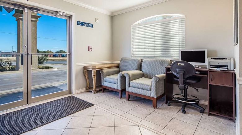 <b>Americas Best Value Inn New Braunfels Lobby</b>. Images powered by <a href="https://iceportal.shijigroup.com/" title="IcePortal" target="_blank">IcePortal</a>.