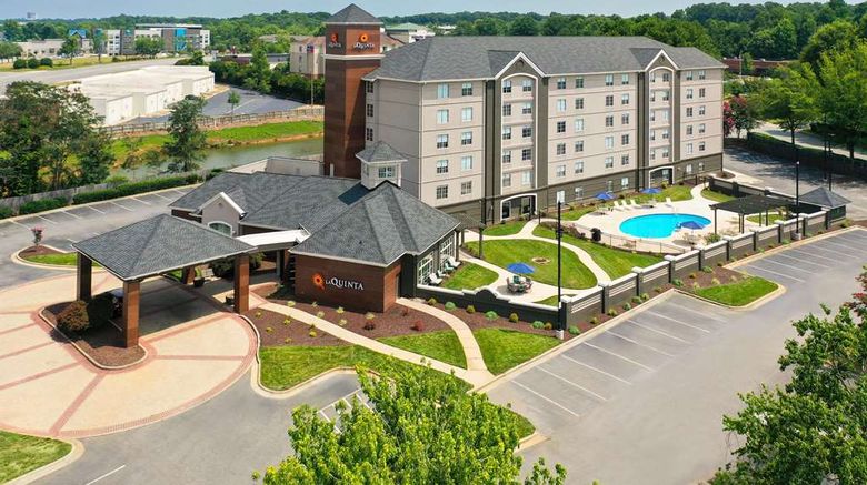 La Quinta Inn  and  Suites Greensboro Exterior. Images powered by <a href="https://iceportal.shijigroup.com" target="_blank" rel="noopener">Ice Portal</a>.