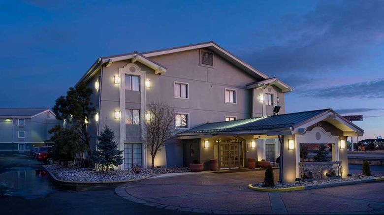 <b>La Quinta Inn Cheyenne Exterior</b>. Images powered by <a href="https://iceportal.shijigroup.com/" title="IcePortal" target="_blank">IcePortal</a>.
