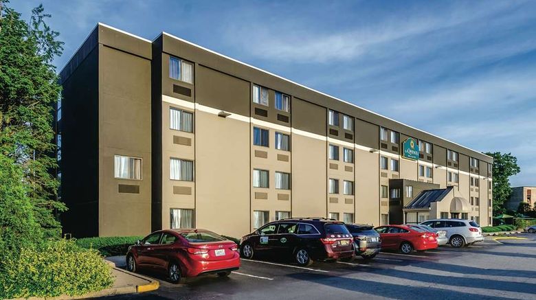 La Quinta Inn  and  Suites Providence Arpt Exterior. Images powered by <a href="https://iceportal.shijigroup.com" target="_blank" rel="noopener">Ice Portal</a>.