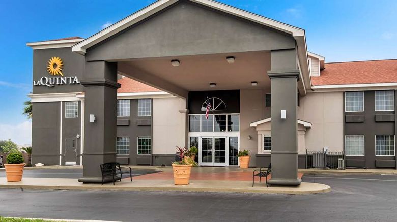 <b>La Quinta Inn Brooks City Base Exterior</b>. Images powered by <a href="https://iceportal.shijigroup.com/" title="IcePortal" target="_blank">IcePortal</a>.