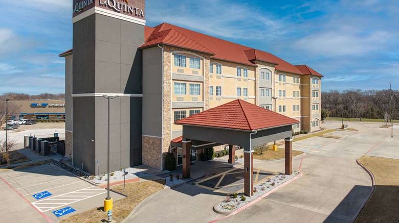 La Quinta Inn  and  Suites Allen Exterior. Images powered by <a href="https://iceportal.shijigroup.com" target="_blank" rel="noopener">Ice Portal</a>.
