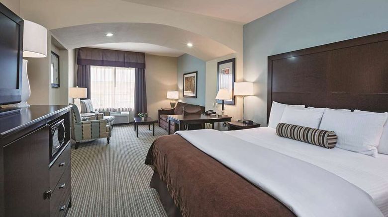 <b>La Quinta Inn & Suites DFW Airport Room</b>. Images powered by <a href="https://iceportal.shijigroup.com/" title="IcePortal" target="_blank">IcePortal</a>.