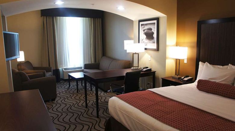 <b>La Quinta Inn & Suites Gonzales Room</b>. Images powered by <a href="https://iceportal.shijigroup.com/" title="IcePortal" target="_blank">IcePortal</a>.